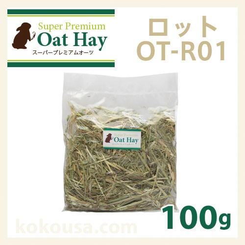 【おためし牧草】スーパープレミアムオーツヘイ 100g OT-R01