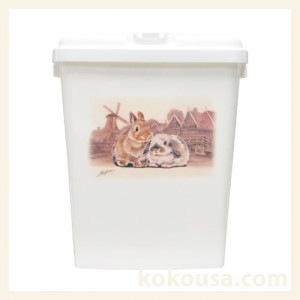 ラビットフードストッカー4【しらとあきこイラスト入り】の通販は