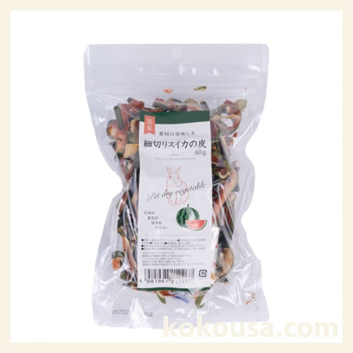 素材の美味しさ　細切りスイカの皮　60g