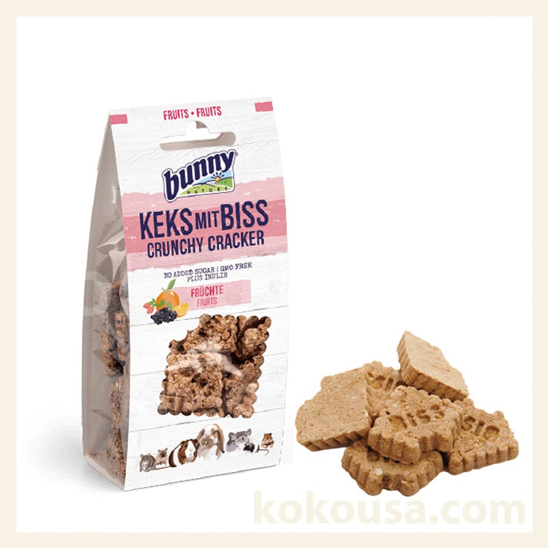 bunnyNATURE バニーネイチャー クランチクラッカー フルーツミックス 50g