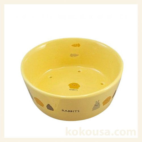 うさぎのラウンド食器（陶器製）