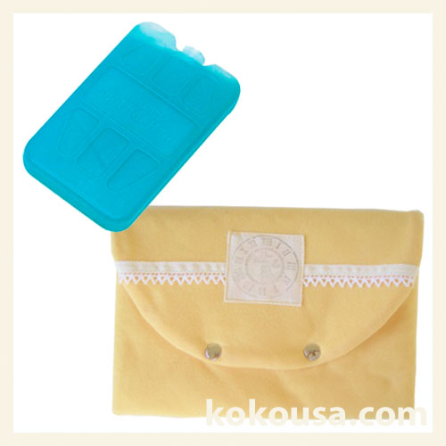 保冷剤用ポーチ バナナイエロー(保冷剤1個プレゼント中)