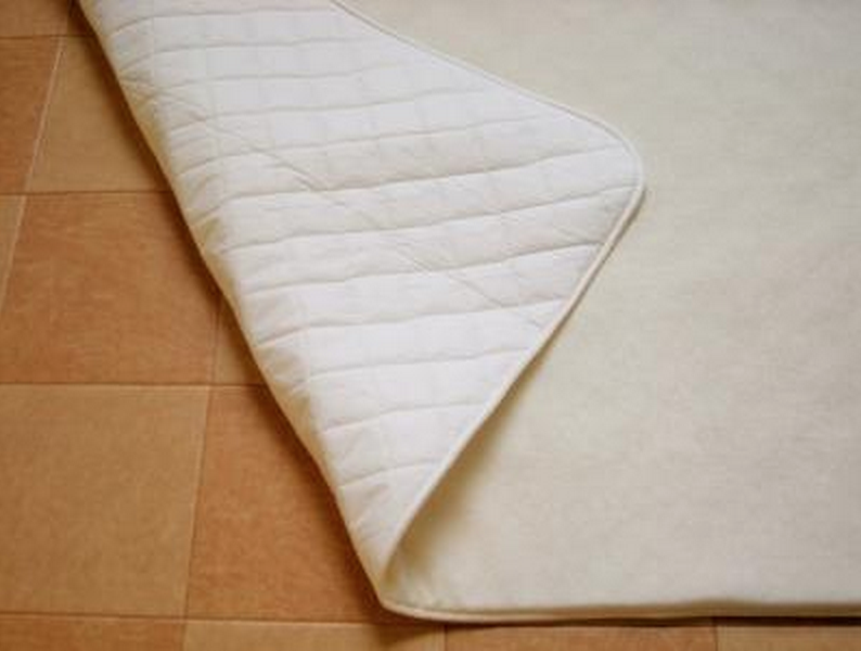 防水マット/正方形Mサイズ ミルキーホワイト