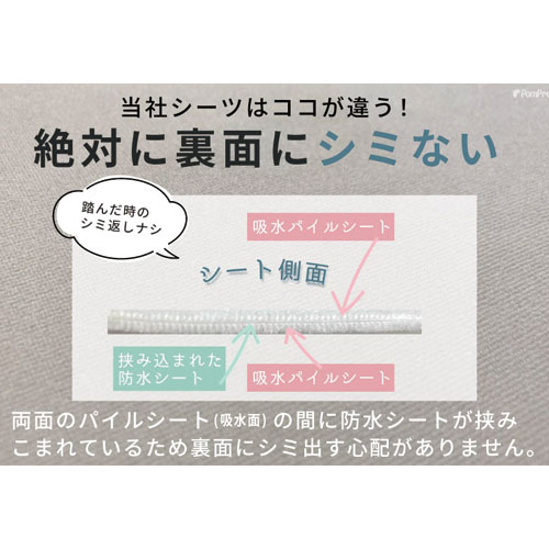 洗える制菌ペットシーツＭ　ベージュ