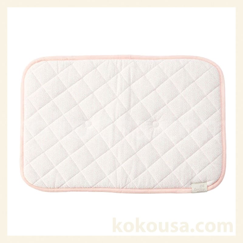 接触冷感クールキルトマット フラワーピンク