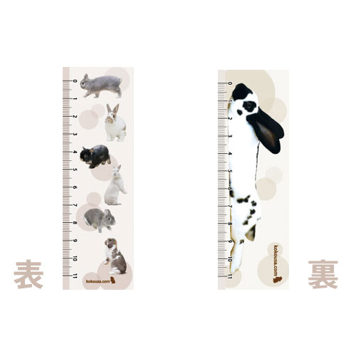 定規にもなるオリジナルしおり