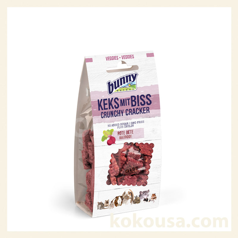 bunnyNATURE バニーネイチャー クランチクラッカー  ビーツ 50g