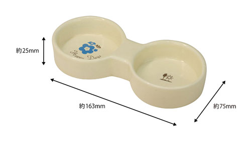 小動物のまいにち食器　ダブルM