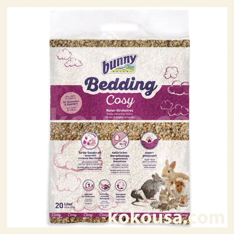 bunnyNATURE バニーネイチャー 牧草でできたトイレ砂 Cosy 20L