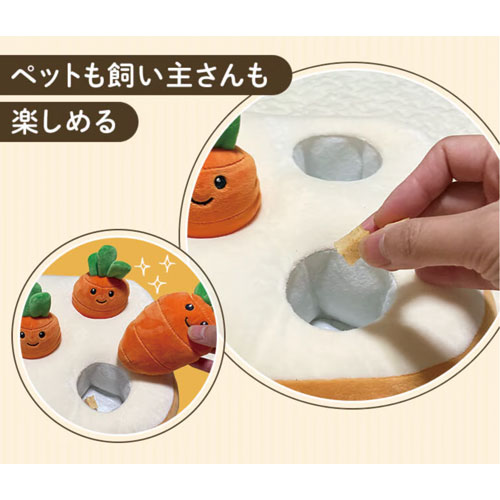 ノーズワーク　わんパクッ！にんじん畑