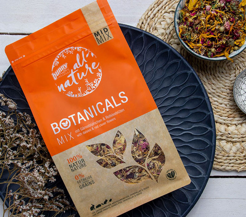 bunnyNATURE バニーネイチャー ボタニカル MIX ディジー&レッドクローバー 120g