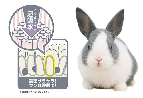 ふわもこクロス　足裏清潔マット80