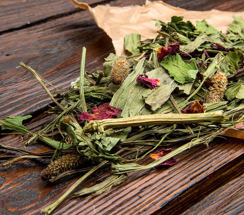 bunnyNATURE バニーネイチャー ボタニカル MIX ヘラオオバコ & ローズ  120g