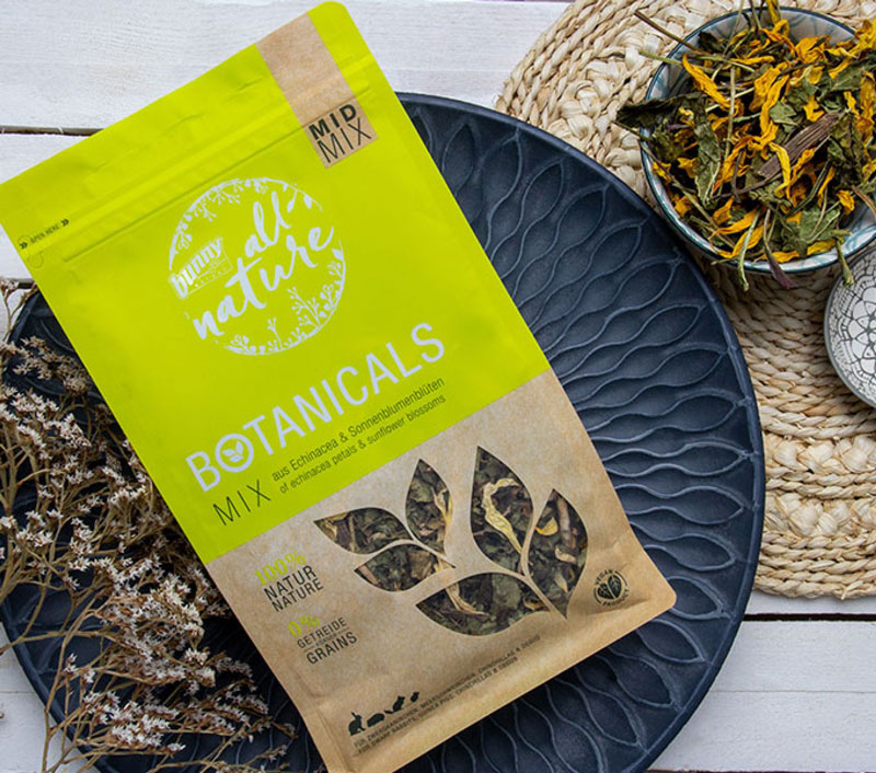 bunnyNATURE バニーネイチャー ボタニカル MIX エキナセア &サンフラワー 140g