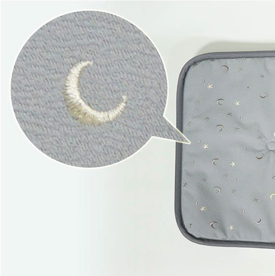 接触冷感 抗菌 防臭 クールキルトマット リバーシブル 星空