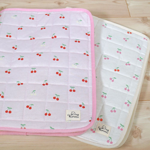 チェリーキルトマット ピンク