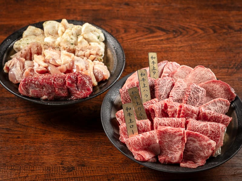 黒松焼肉◆国産黒毛和牛竹セット