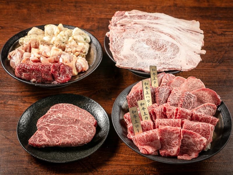 黒松焼肉◆国産黒毛和牛松セット