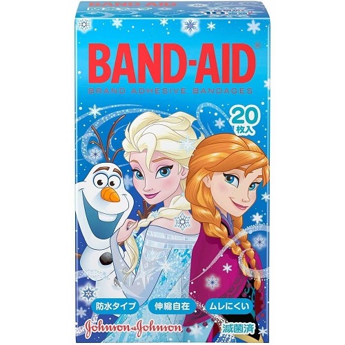 バンドエイド　救急絆創膏アナと雪の女王　【２０枚】（ジョンソン・エンド・ジョンソン）　「(○)店舗取置可」