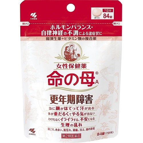 【第2類医薬品】女性保健薬 命の母Ａ　【84錠・7日分　】(小林製薬)　　「(×)店舗取置不可」