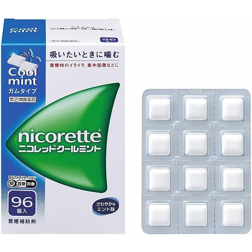★【第(2)類医薬品】ニコレットクールミント　【96個】　(武田薬品)【セルフメディケーション税制対象】　