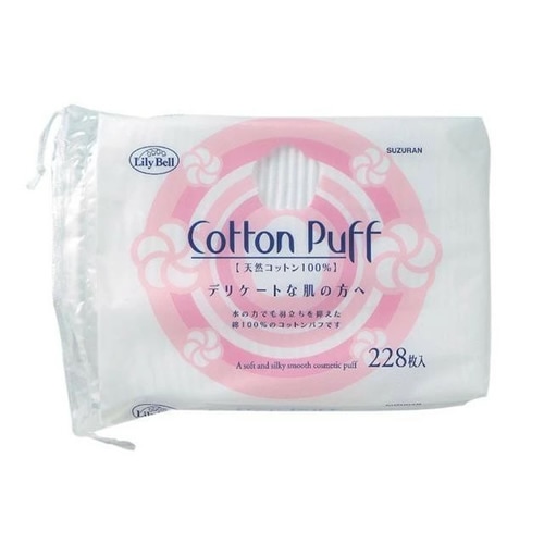 リリーベルコットンパフ　２２８枚　「(○)店舗取置可」