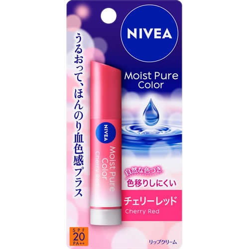 花王　ニベア　ナチュラルカラーリップ　ブライトアップ　チェリーレッド　【3.5g】(花王)　「(○)店舗取置可」