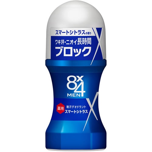 ８×４ MEN(エイトフォーメン)　ロールオン　スマートシトラス　【60ml】(花王)　「(○)店舗取置可」