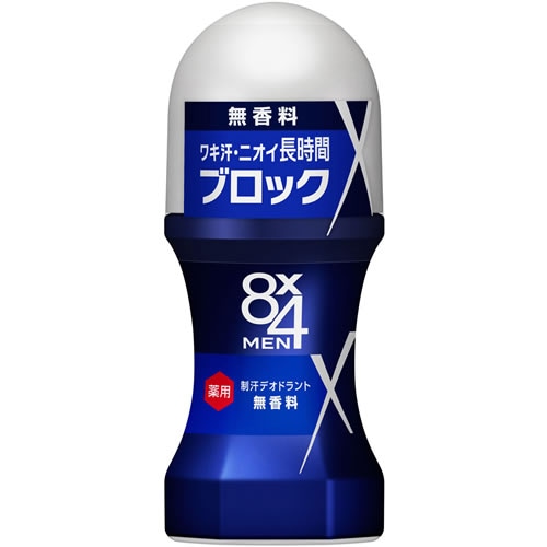 ８×４ MEN(エイトフォーメン)　ロールオン　無香料　【60ml】(花王)