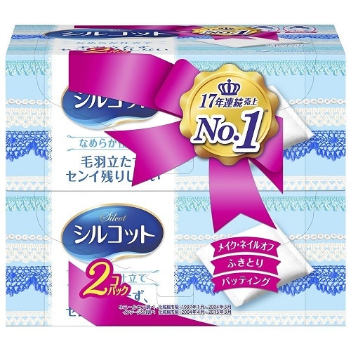 【得ダ値ＧＯＧＯ】シルコット　なめらか仕立て　【82枚×2】（ユニ・チャーム）　「(○)店舗取置可」