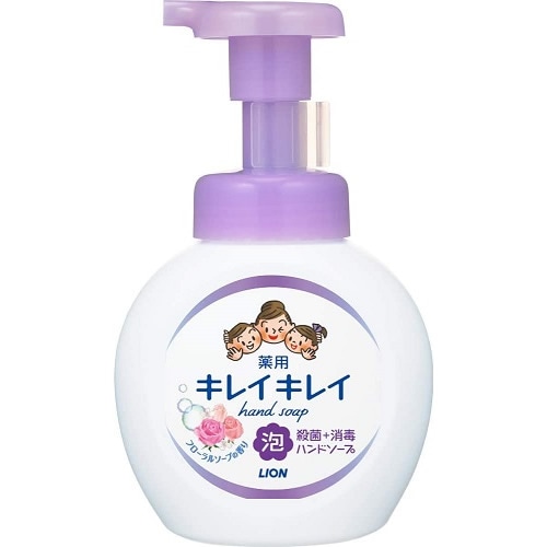 キレイキレイ　泡ハンドソープ　フローラルソープの香り　【250ml】(ライオン)　「(×)店舗取置不可」
