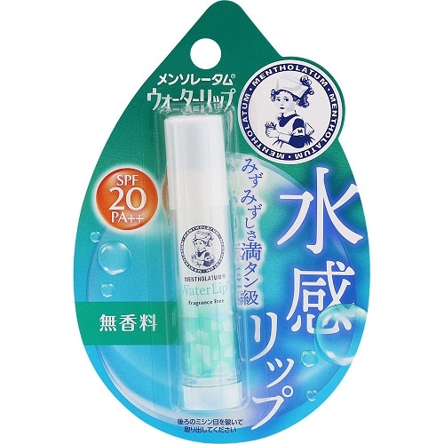 メンソレータム　ウォーターリップ　無香料　４．５ｇ　（ロート製薬）　【リップクリーム】