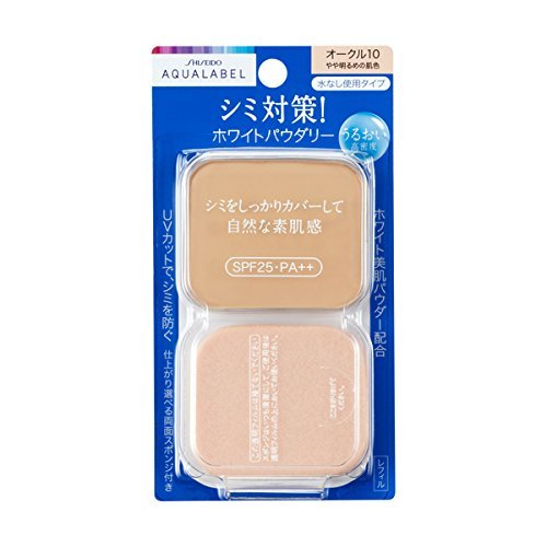 資生堂　アクアレーベル　ホワイトパウダリー　オークル10　（レフィル）【11.5g】（資生堂）　