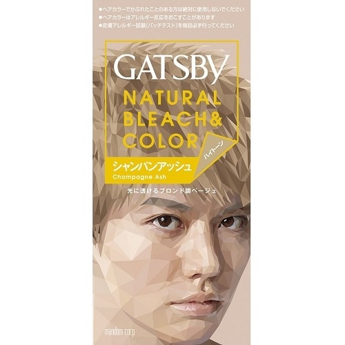 ギャツビー　ナチュラルブリーチカラー　シャンパンアッシュ　(マンダム)　「(○)店舗取置可」