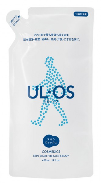 ＵＬ・ＯＳ(ウルオス)　薬用スキンウォッシュ　つめかえ用　【420ml】(大塚製薬)　「(○)店舗取置可」