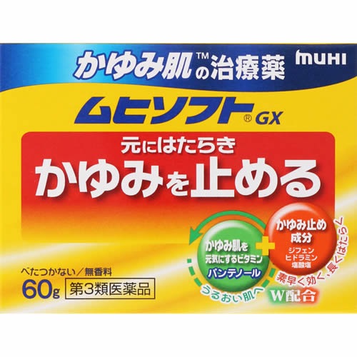 ★【第3類医薬品】ムヒソフト　【60ｇ】(池田模範堂)【セルフメディケーション税制対象】　
