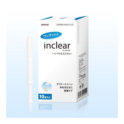膣洗浄器 インクリア【10本入】（ウエットトラストジャパン