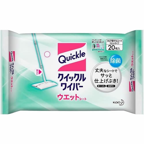 クイックルワイパー ウエットシート 【20枚入】(花王) | 日用品雑貨