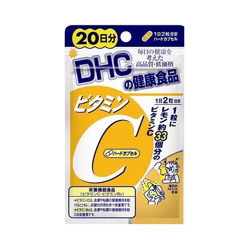 ＤＨＣビタミンＣ　ハードカプセル２０日　【４０粒】　（ＤＨＣ）　「(○)店舗取置可」