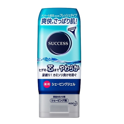 花王　サクセス　薬用シェービングジェル　フレッシュ　180g　