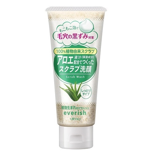 エブリッシュ　アロエスクラブ洗顔　【135g】(ウテナ)　「(○)店舗取置可」