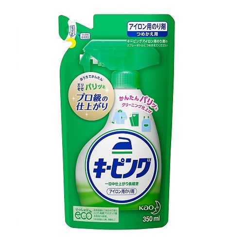 キーピング アイロン用のり剤 つめかえ用 【350ml】(花王) 「(○)店舗