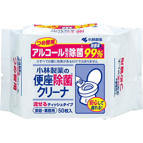小林製薬　便座除菌クリーナ　家庭・業務用　詰替え　５０枚入　