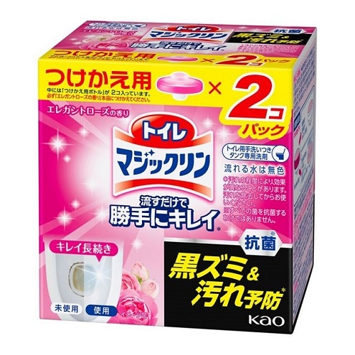 花王　トイレマジックリン　流すだけで勝手にキレイ　エレガントローズの香り　つけかえ用２コパック　【160g】(花王)　「(○)店舗取置可」