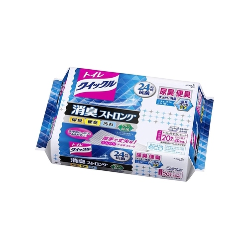 トイレクイックル　消臭ストロング　つめかえ用　ジャンボパック　【20枚】(花王)　