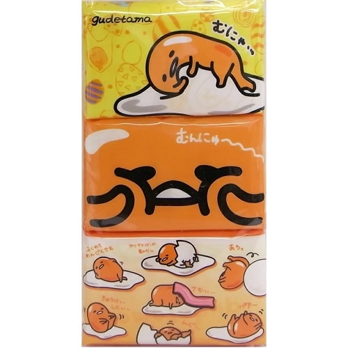 ぐでたまポケットティシュー　【6個パック】(ハヤシ商事)