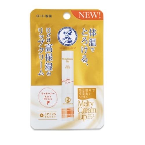 メンソレータム　メルティクリームリップ　リッチハニー【2.4g】（ロート製薬）　