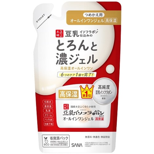なめらか本舗 とろんと濃いジェル エンリッチ つめかえ用 【100g】(SANA)
