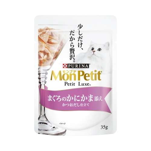 モンプチ　プチリュクスパウチ　まぐろのかにかま添え　【35g】(ネスレ日本) 　