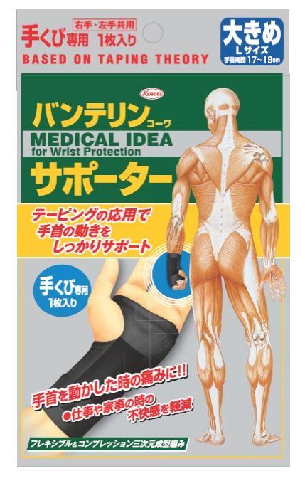 バンテリンコーワサポーター手首用大きめ　「(○)店舗取置可」
